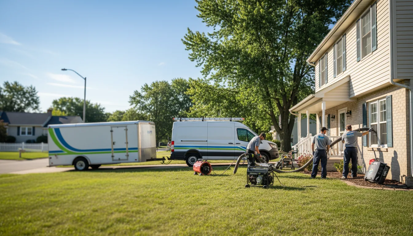 Flooded Basement Restoration And Cleanup With Repair in Mound Valley, KS near me